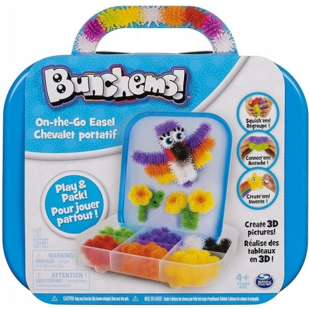 Spin Master Bunchems kolorowe rzepy 150 el walizka